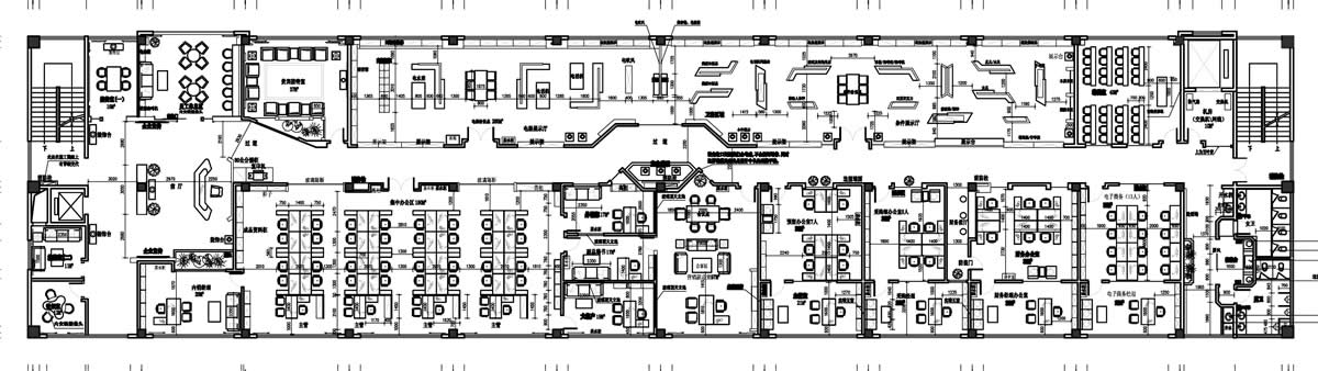 吳山健浩3000m2現(xiàn)代簡約辦公樓裝修項(xiàng)目(圖1)